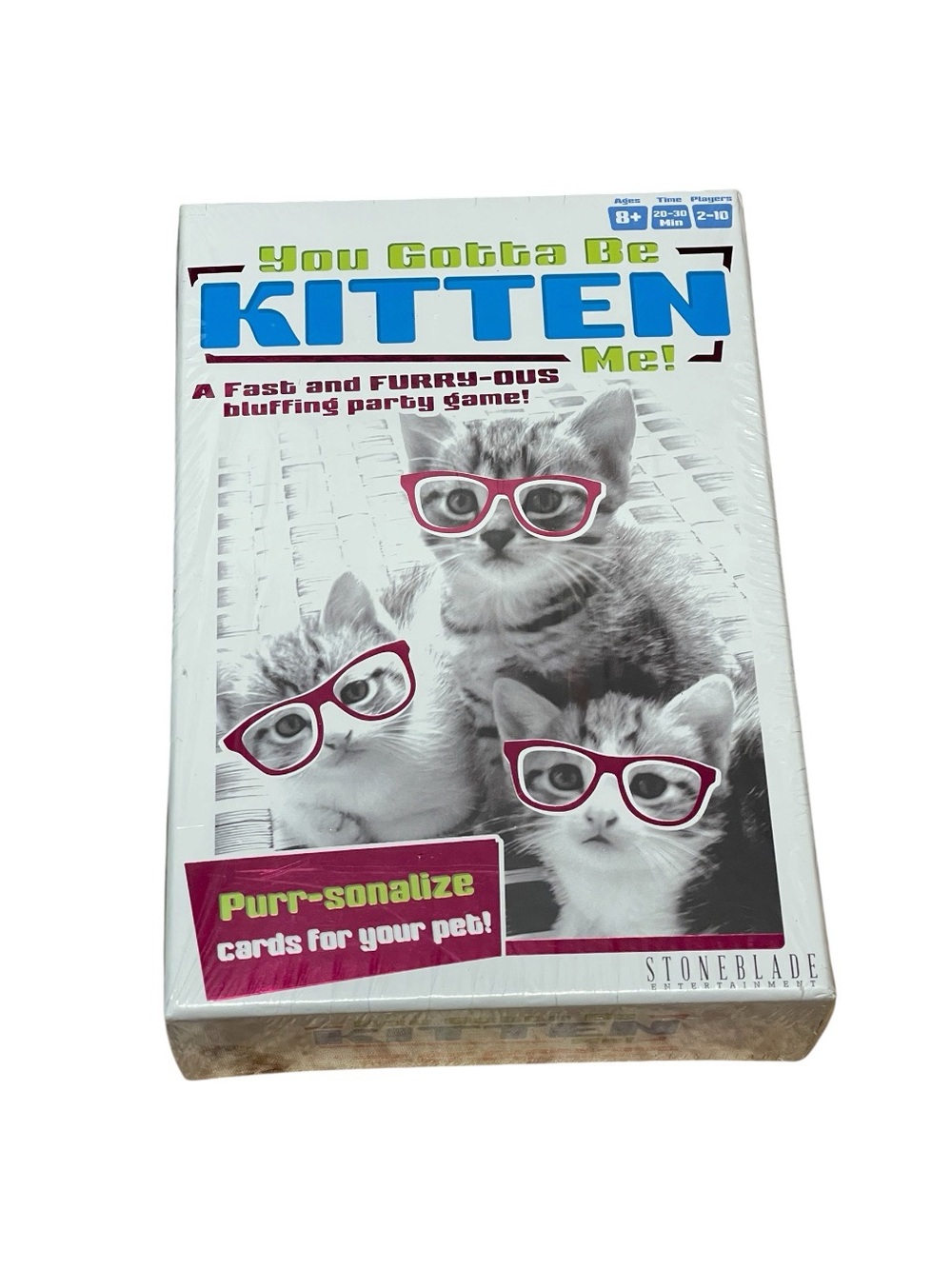 Stone Blade You Gotta Be Kitten Me! Bluffing Party Card Game Sealed Family Fun